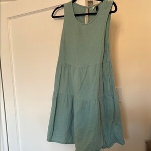 Universal Thread Green Tiered Midi Sundress